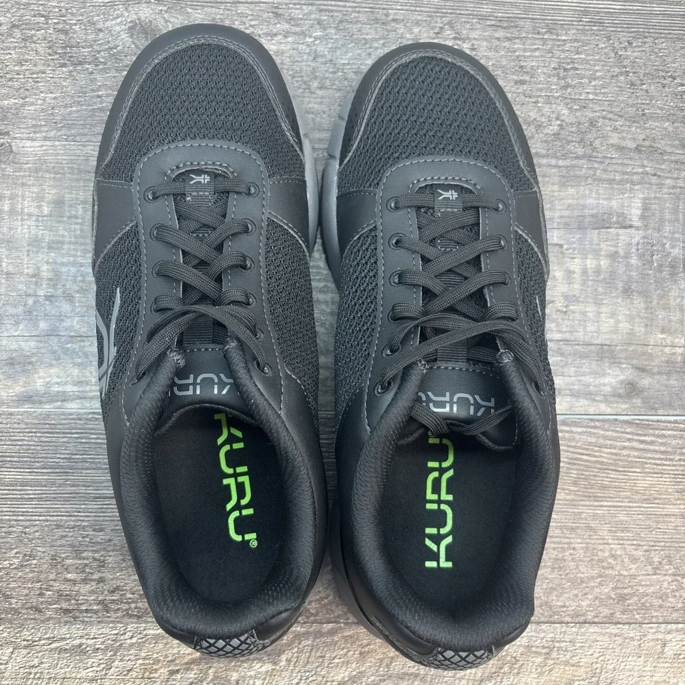 KURU Quantum 2 Women's 10.5 Wide Sneaker Jet Black/Slate Gray 2.0 Athletic‎ Shoe